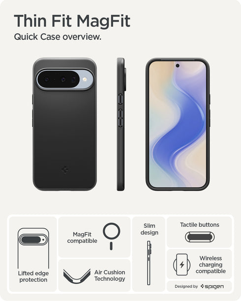 Spigen Pixel 10 Pro / Pixel 10 Case – Thin Fit (MagFit)